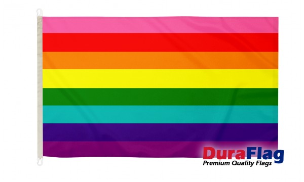 DuraFlag® Original 8 Striped Rainbow Premium Quality Flag